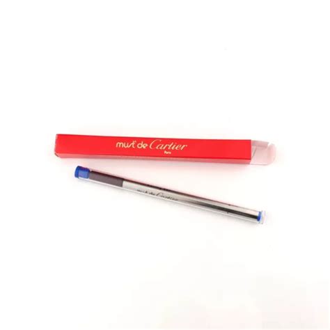 cartier rollerball pen refill|must de cartier pen refill.